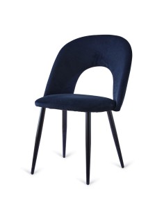 SILLA COMEDOR MOD. NUEVA TERUEL VELVET NEGRA