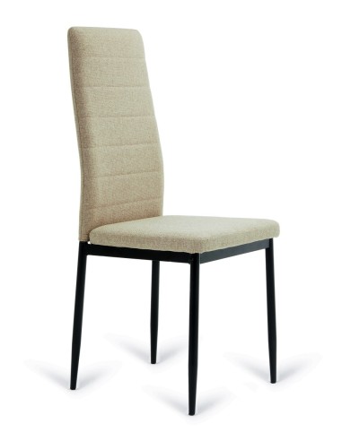 SILLA MOD. CÍES BEIGE TOSTADO