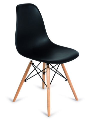 SILLA MOD. DERECK COLOR ASIENTO NEGRO