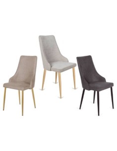SILLA MOD. IMPERIAL LIDO COLORES BEIGE, GRIS y GRIS OSCURO PATA CREMA