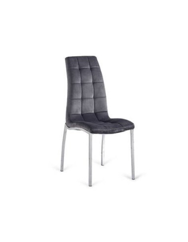 SILLA MOD. SAN SEBASTIAN VELVET GRIS OSCURO