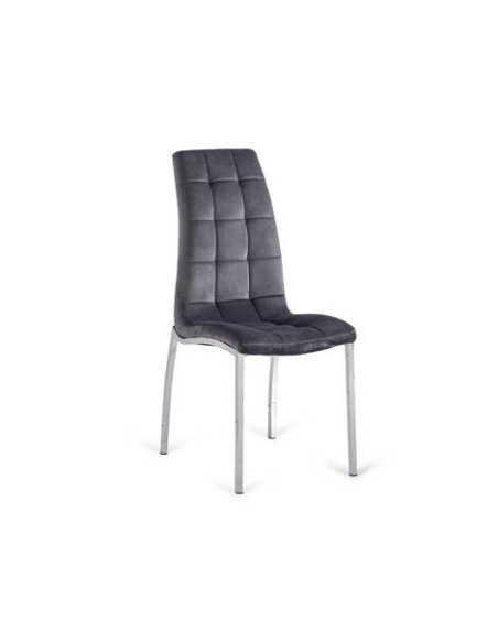 SILLA MOD. SAN SEBASTIAN VELVET GRIS OSCURO