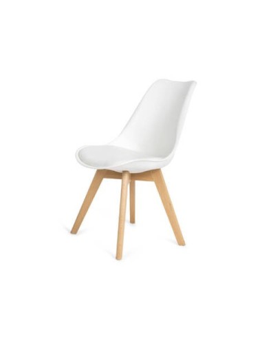 SILLA MOD. SUPER DERECK COLOR ASIENTO BLANCO