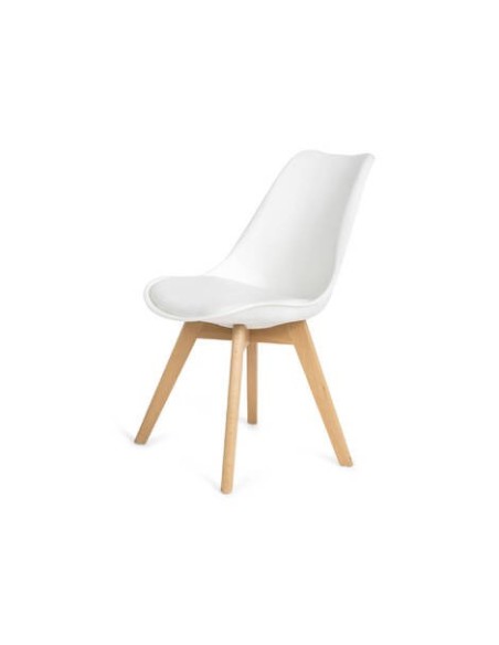 SILLA MOD. SUPER DERECK COLOR ASIENTO BLANCO