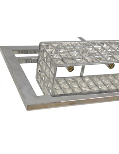 Lámpara ATRIA, colgante, metal, cristal