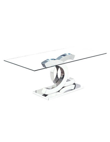 MESA COMEDOR MOD. CHANEL ACERO