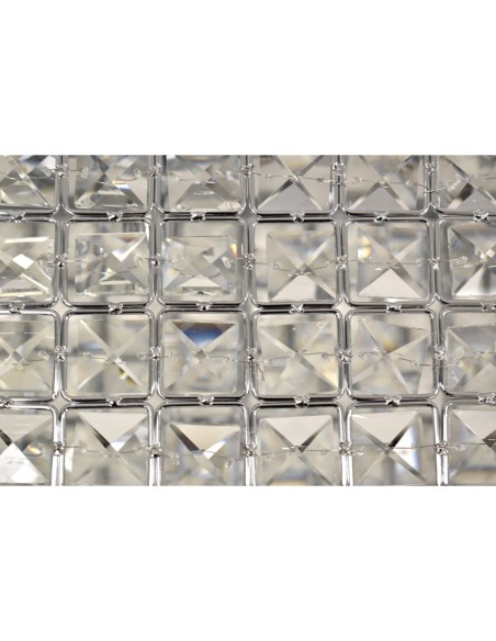 Lámpara ATRIA, colgante, metal, cristal