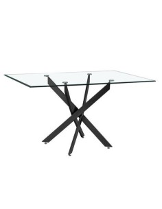 MESA COMEDOR MOD. NESY RECTANGULAR PATA NEGRA