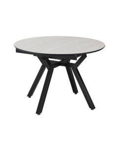 MESA COMEDOR MOD. NUEVA COLISEO BLANCO ÁRTICO PATA NEGRA
