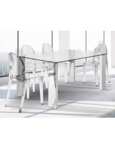 MESA COMEDOR MOD. ORINOCO PATAS METAL