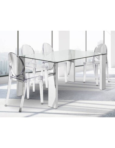 MESA COMEDOR MOD. ORINOCO PATAS METAL