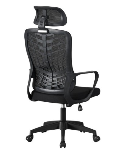  malla y asiento negro