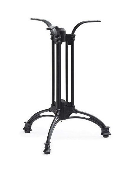 Base de mesa EIFFEL NEW, aluminio, 3 pies, negra, altura 70 cms