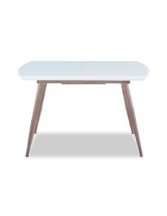 Mesa SOHAIL, extensible, metal, madera, cristal,140 ~ 180x80 cms 2