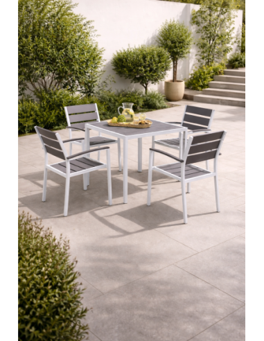  tablero polywood gris