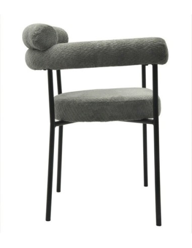  tapizado tejido bouclé gris
