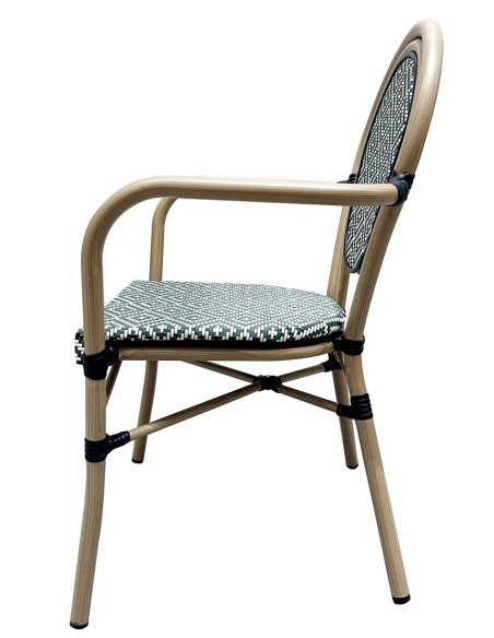  mesh crema y verde