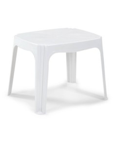 Mesa TORROX, baja, apilable, polipropileno blanco 2