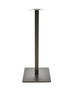 Base de mesa BEVERLY, alta, tubo cuadrado, negra, base de 45 x 45 cms, altura 110 cms 2