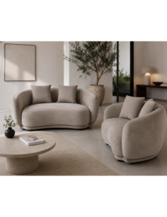 Sofá Rachel, 3 plazas, tejido velvet gris claro 25