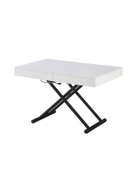 MESA CENTRO MOD. NÉMESIS BLANCO PORO