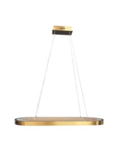 Lámpara BERLIE 120, colgante, aluminio, dorada, led