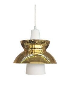 Lámpara JÚPITER, colgante, metal, dorada