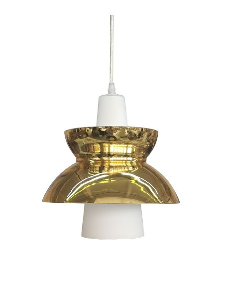 Lámpara JÚPITER, colgante, metal, dorada