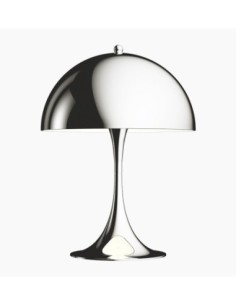 Lámpara VEYPA, sobremesa, metal, plata