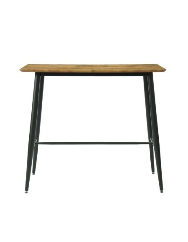 Mesa NITRA, alta, metal, tapa DM 6064 vintage, 120 x 60 cms